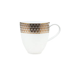Gem Cut Gold Mug/ Coffee Cup