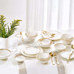 Gem Cut Gold Salad / Dessert Plate