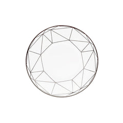 Gem Cut Onyx Bread & Butter Plate