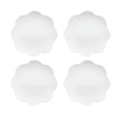 Geometrica White Canapé Plate Set of 4