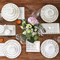 Alligator White Bread & Butter Plate
