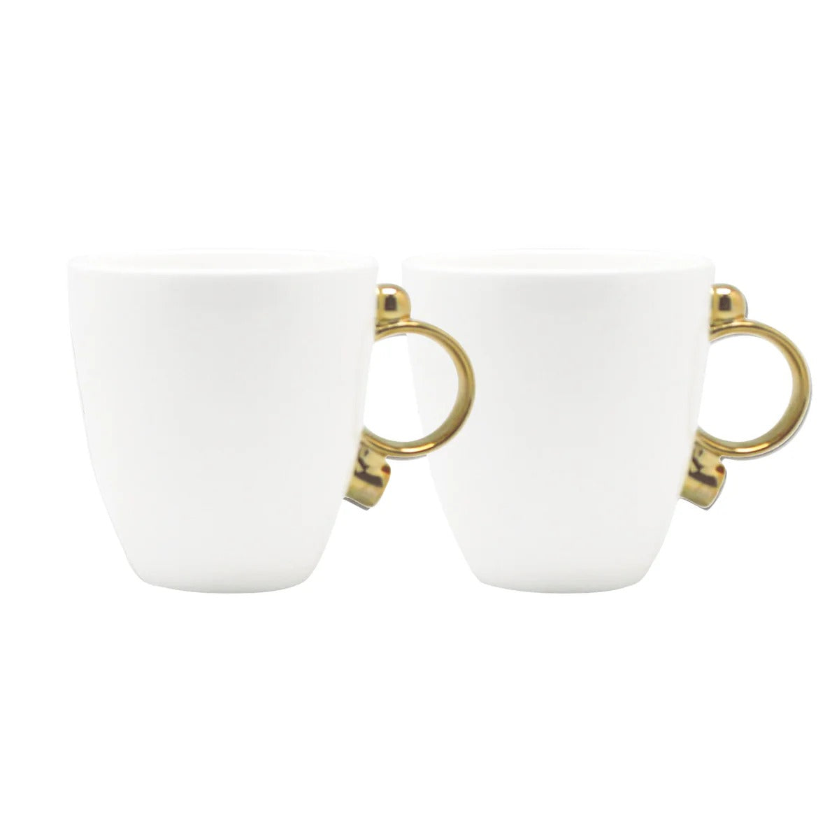 Geometrica Gold Mug set of 2