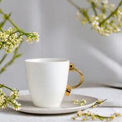Geometrica Gold Mug set of 2