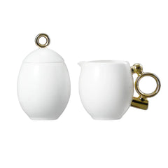 Geometrica Gold Sugar & Creamer Set