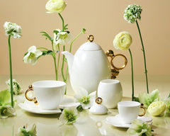 Geometrica Gold Sugar & Creamer Set