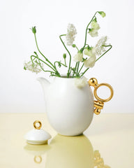 Geometrica Gold Teapot