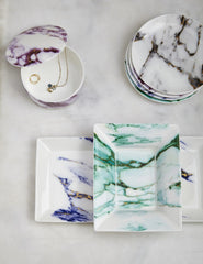 Marble Azure Jewelry Box