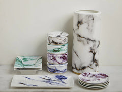 Marble Azure Jewelry Box