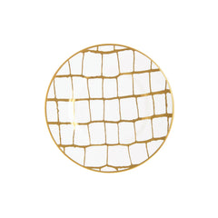 Alligator Gold Bread & Butter Plate
