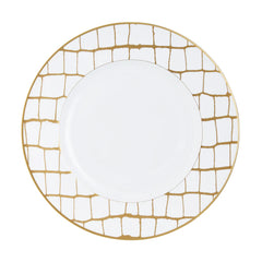 Alligator Gold Dinner Plate