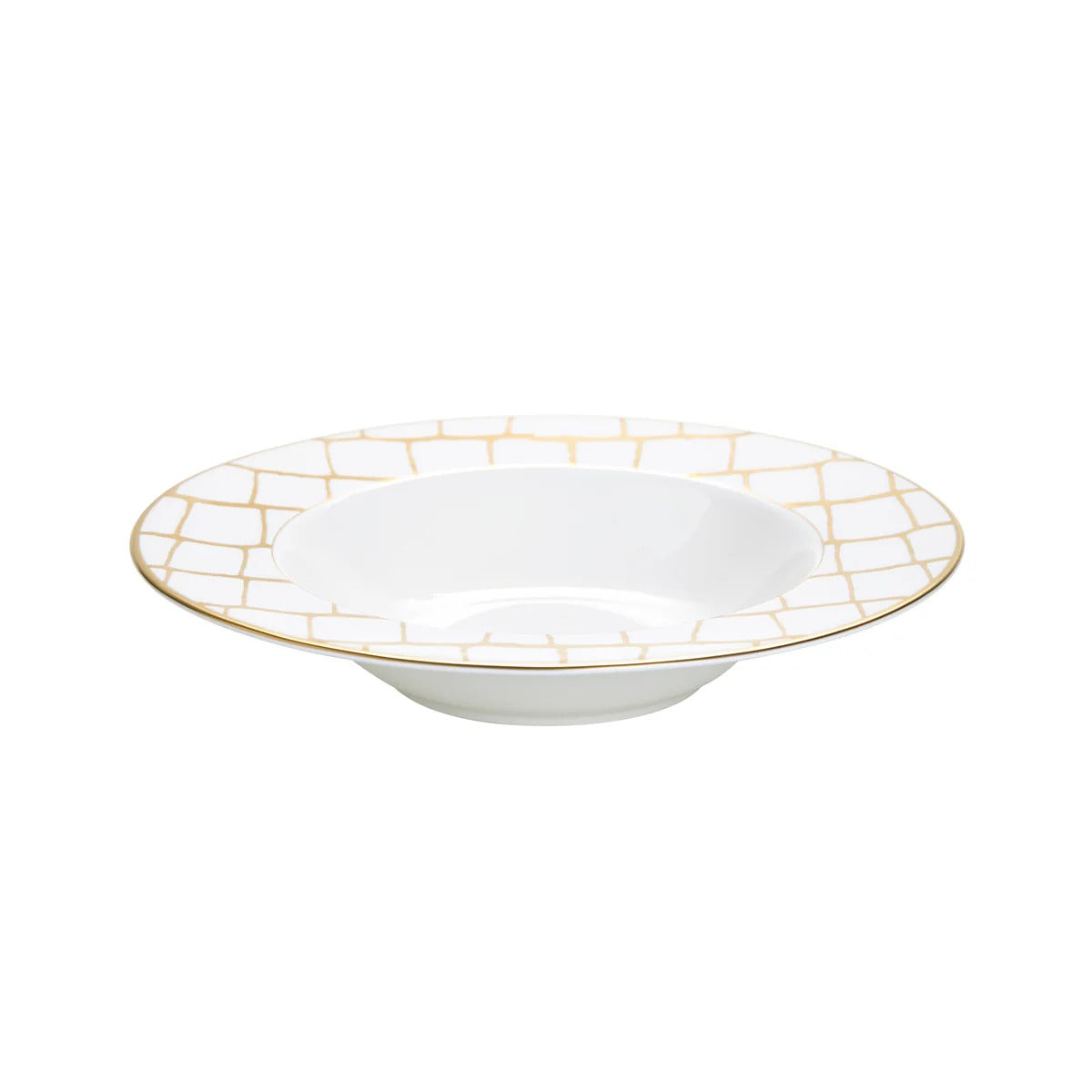 Alligator Gold Soup Bowl