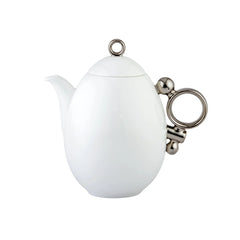 Geometrica Silver Teapot