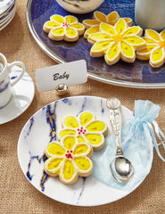 Marble Azure Salad/ Dessert Plate