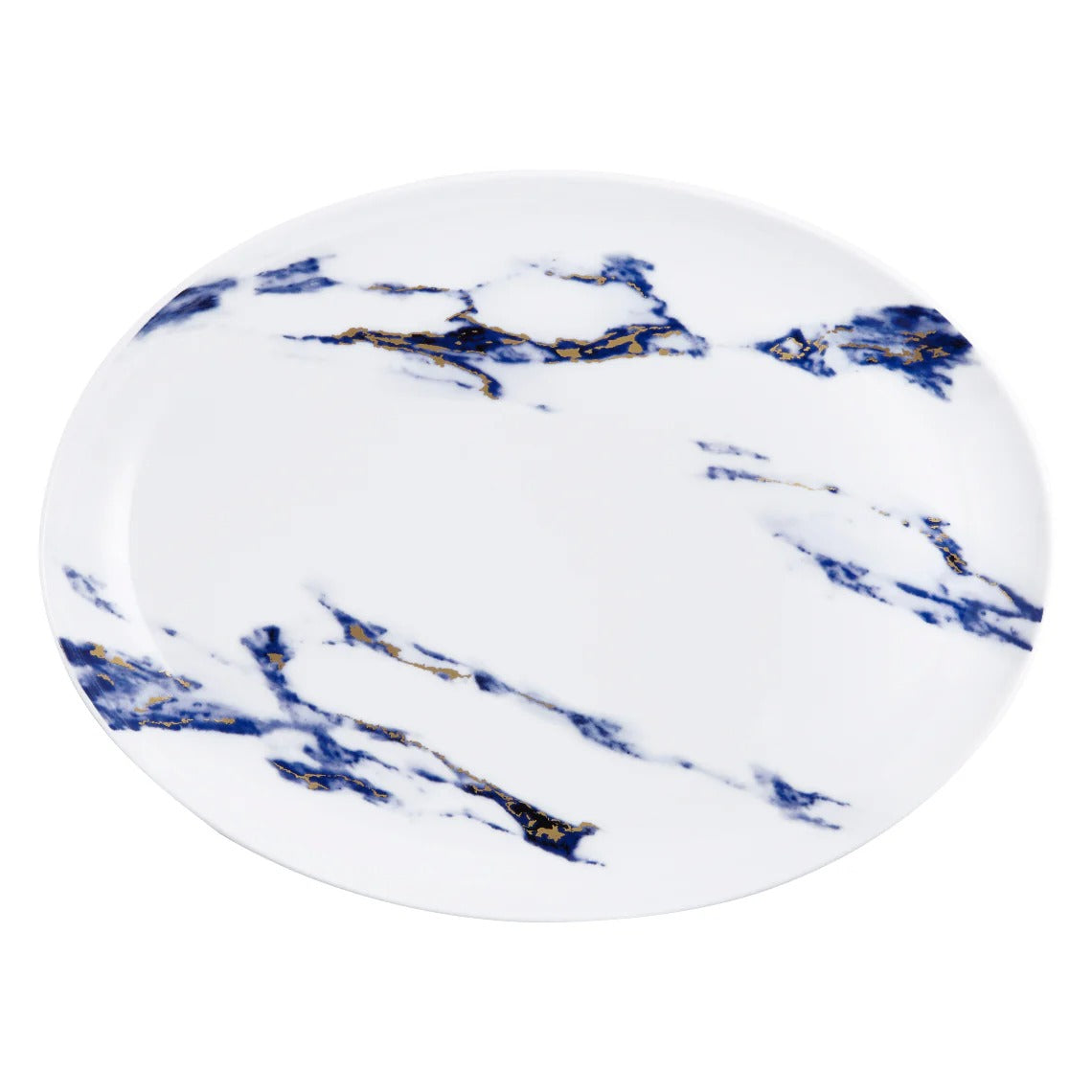 Marble Azure 14 Oval Platter