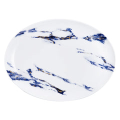 Marble Azure 14 Oval Platter
