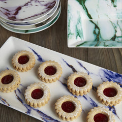 Marble Azure 13 Sandwich/ Cake Tray