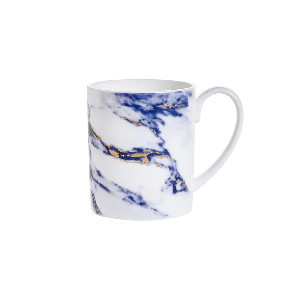 Marble Azure Mug Cylinder Shape