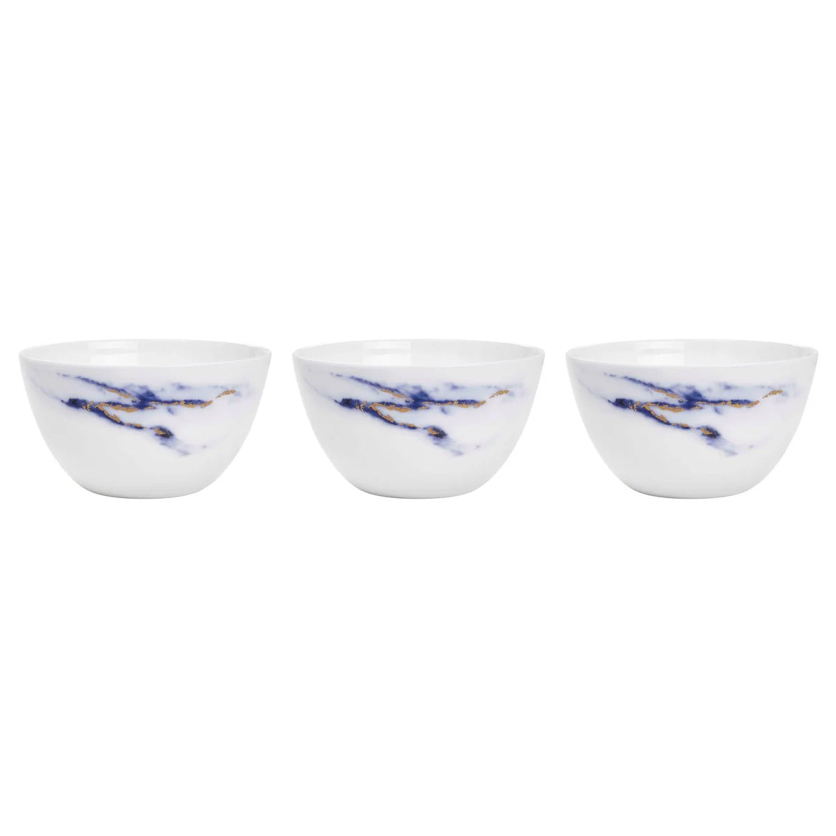 Marble Azure Nut - Olive Bowl / All Purpose Set of 3