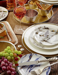 Marble Venice Fog Dinner Plate