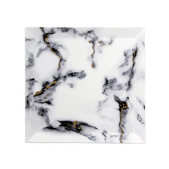 Marble Venice Fog Matzah Plate/ Square Serving Platter