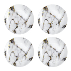 Marble Venice Fog Canapé Plate Set of 4