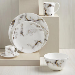 Marble Venice Fog 12" Urn Vase