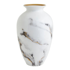 Marble Venice Fog 12" Urn Vase