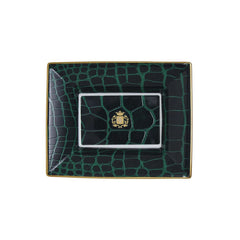 Alligator Emerald Vide Poche/ Jewelry Tray