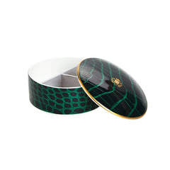 Alligator Emerald Jewelry Box
