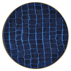 Alligator Sapphire Charger Plate