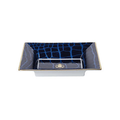 Alligator Sapphire Vide Poche/ Jewelry Tray