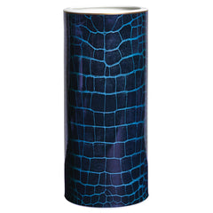 Alligator Saphire Tall Vase
