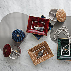 Alligator Emerald Jewelry Box