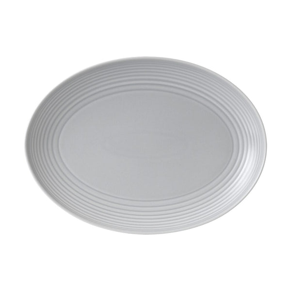 Light Grey Oval Platter