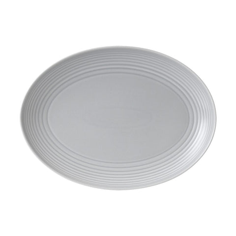 Light Grey Oval Platter