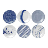 Blue Tapas Plates (set Of 6)