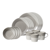 Grey 16 Piece Dinner Set