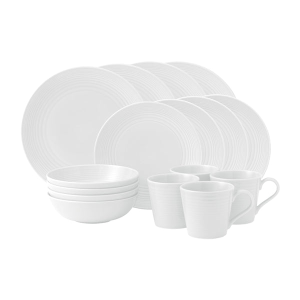 White 16 Piece Dinner Set