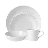 White 4 Piece Dinner Set