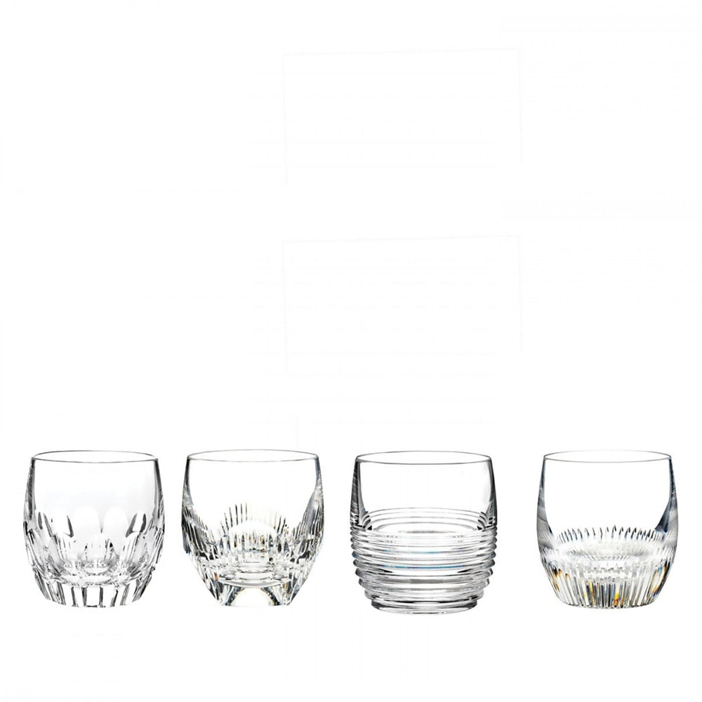 Mixology Rum Double Old Fashioned 250ml 8floz, Set of 4