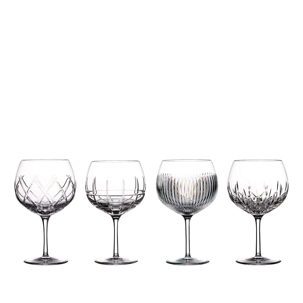 Gin Journeys Balloon Wine, Set Of 4