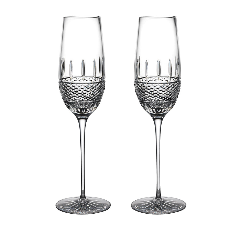 Irish Lace Mastercraft Flute 325ml 11oz, Set of 2