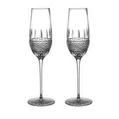 Irish Lace Mastercraft Flute 325ml 11oz, Set of 2