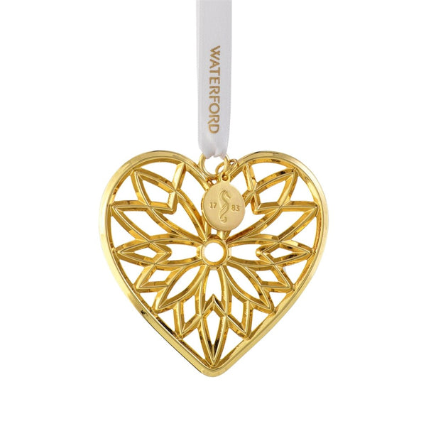 Heart Golden Ornament