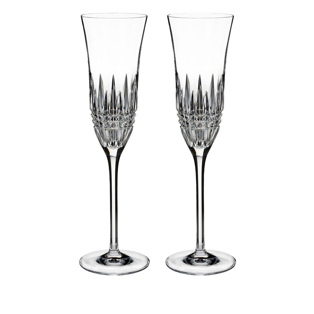 Lismore Diamond Essence Flute 8oz Set Of 2
