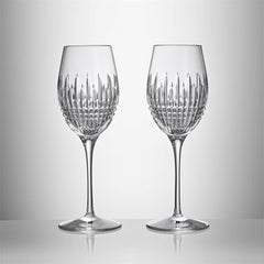 Lismore Diamond Essence Wine 12oz Set Of 2