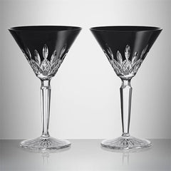 Lismore Black Martini, Pair