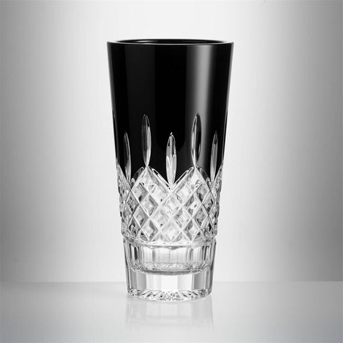 Lismore Black Vase 10"