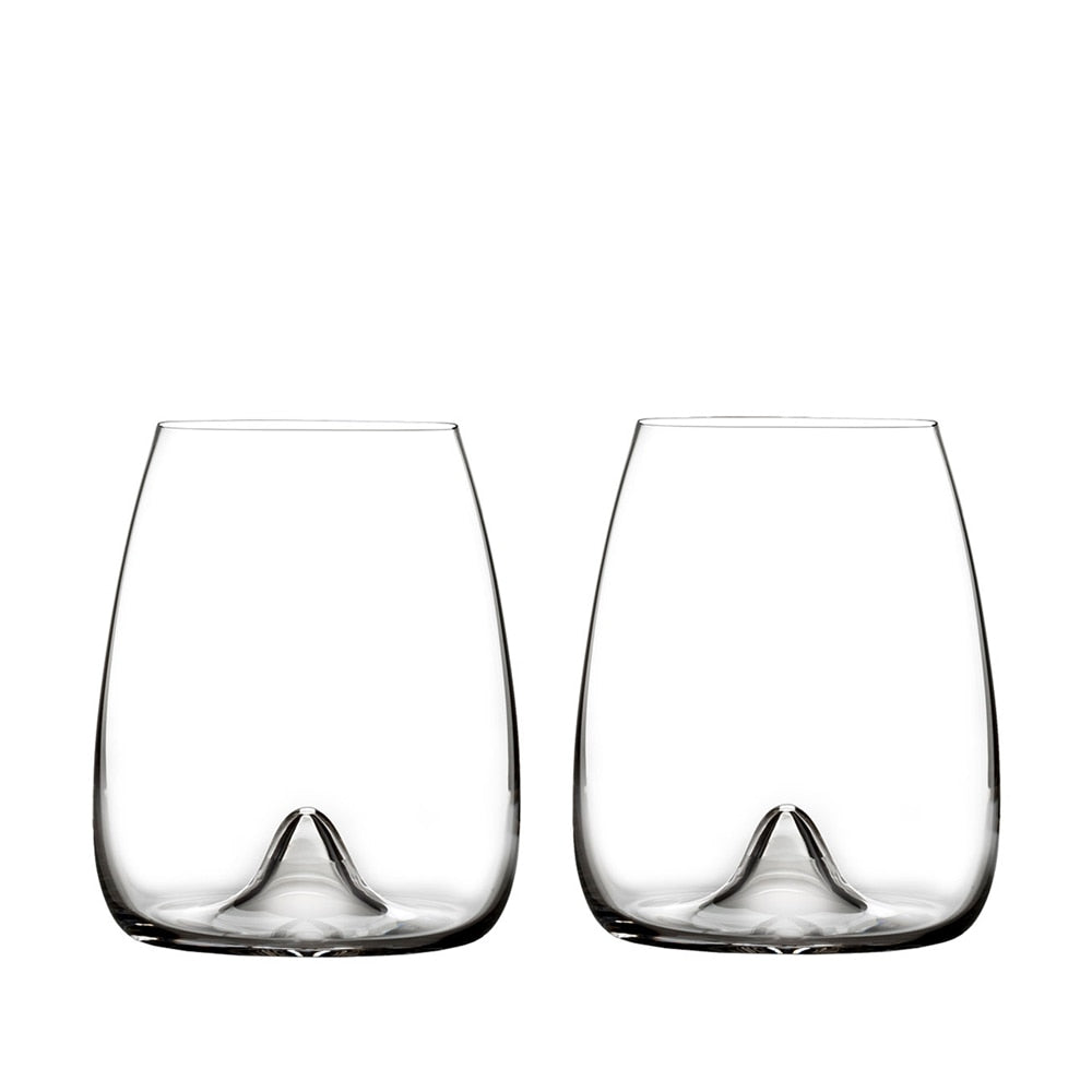 Elegance Stemless Wine 500ml 16.5floz, Set of 2