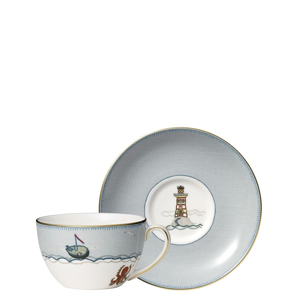 Kit Kemp Sailor's Farewell Breakfast Cup & Saucer Set